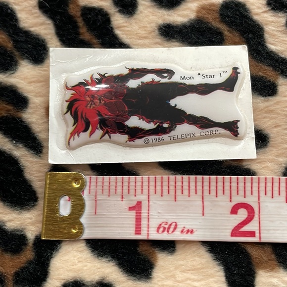 1986 SILVERHAWKS 💙 Vintage Puffy Sticker Cartoon 80s Kenner Collectible Telepix - Picture 7 of 17